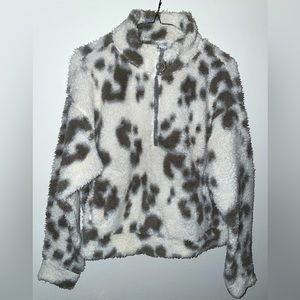 Arizona Lightweight Sherpa Jacket Pullover - Snow Leopard
